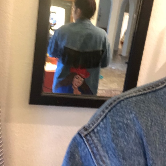 hand painted LIZZO jacket 1 of a kind XL - Picture 7 of 8